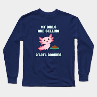 Axolotl Girls and Cookies Long Sleeve T-Shirt